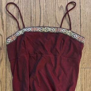 rocket candy vintage embroidery trim dress